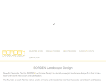 Tablet Screenshot of bordenlandscape.com
